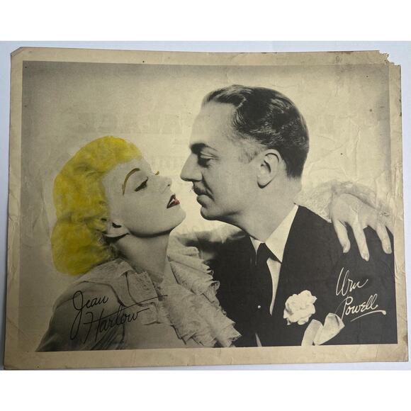 1935 Reckless Lobby Movie Promotional Photo Jean Harlow William Powell Loews - Picture 1 of 3